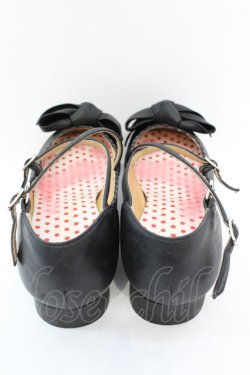 画像3: Emily Temple cute / リボンシューズ 22 1/2cm クロ O-25-10-23-1041-ET-SH-IG-ZT-K002