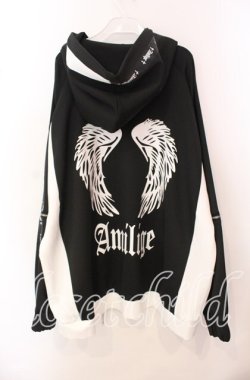 画像5: Amilige / ドルマンスリーブジャージZIPパーカー F クロ×シロ O-25-10-23-059-PU-TO-OW-OS