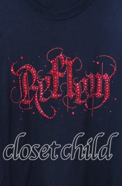 画像2: REFLEM / ラインストーンロゴ半袖Tシャツ XXL ブラック O-25-10-23-060-PU-TO-OW-OS