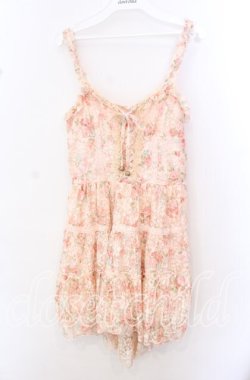 画像1: LIZ LISA / 花柄レースキャミワンピース  シロ O-25-10-23-062-LO-OP-OW-OS