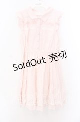 LIZ LISA / 水玉ノースリーブワンピース  ピンク O-25-10-23-064-LO-OP-OW-ZT35