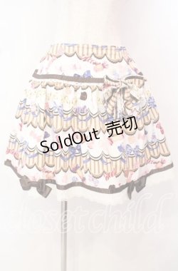 画像1: BABY,THE STARS SHINE BRIGHT / Bon-Bon Chocolat Dance Dance Dance柄スカート  ショコラ・バニーユ O-25-10-23-008-BA-SK-OW-OS