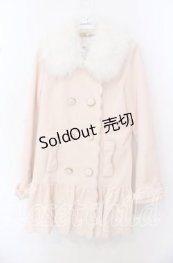 画像1: LIZ LISA / スカラップ裾刺繍コート  ピンク O-25-10-23-067-LO-OP-OW-OS