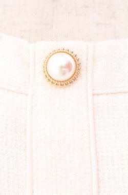 画像2: michellMacaron / ツイードミニワンピース  オフ O-25-10-23-071-LO-OP-IG-OS