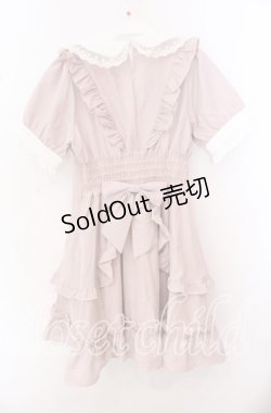 画像3: LIZ LISA / ギンガムドッキングワンピース  ピンク O-25-10-23-074-LO-OP-IG-OS