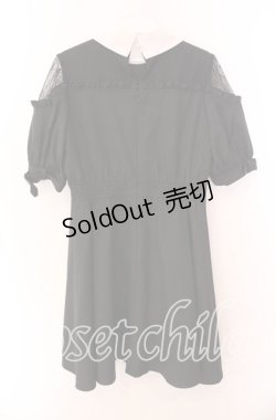 画像4: Rojita / レース切替ビジュブローチワンピース  クロ×シロ O-25-10-23-078-LO-OP-IG-OS