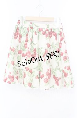 画像1: MILK / CHERRY gardenスカート  アイボリー O-25-10-23-009-ML-SK-OW-ZT456