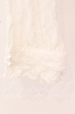 画像2: NOEMIE / お嬢さんクロップドブラウス付きフリルミニワンピース【ブラウス単品】  シロ O-25-10-23-081-LO-BL-IG-OS