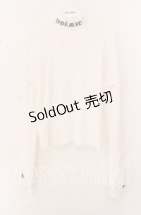 NOEMIE / 4WAYアームウォーマープチハイカットソー L シロ O-25-10-23-091-LO-TO-IG-ZT057