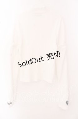 画像4: NOEMIE / 4WAYアームウォーマープチハイカットソー L シロ O-25-10-23-091-LO-TO-IG-ZT057