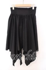 NO.S PROJECT / ハンカチーフヘムスカート M クロ O-25-10-23-015-LO-SK-OW-OS