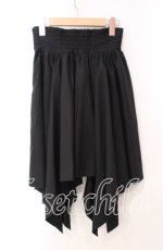 画像2: NO.S PROJECT / ハンカチーフヘムスカート M クロ O-25-10-23-015-LO-SK-OW-OS (2)