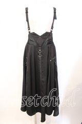 Ozz Croce / エンブロイダリー2WAYスカート  ブラック O-25-10-23-017-OO-SK-OW-OS