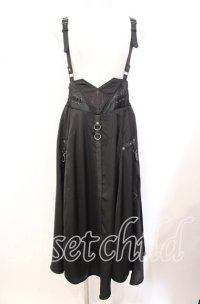 Ozz Croce / エンブロイダリー2WAYスカート  ブラック O-25-10-23-017-OO-SK-OW-OS