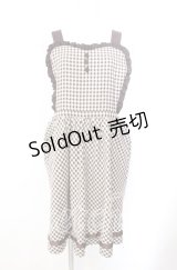 F i.n.t / ギンガムチェックエプロンジャンスカ F ブラウン O-25-10-23-018-CA-OP-OW-ZT054