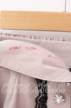 画像3: NOEMIE / ベルト付レーススカート  ピンク×クロ O-25-10-23-020-LO-SK-IG-ZT1025D