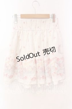 画像4: LIZ LISA / おやすみうさぎ柄スカパン 0 ホワイト O-25-10-23-002-LO-SK-OW-OS
