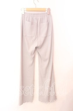 画像2: Candy Stripper / TINY RIBBON FLARE PANTS　パンツ F ライトグレー O-25-10-23-025-PU-PA-OW-OS