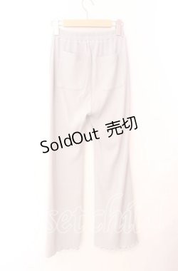 画像2: Candy Stripper / TINY RIBBON FLARE PANTS　パンツ F ライトグレー O-25-10-23-025-PU-PA-OW-ZT407