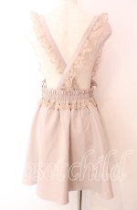 画像3: 【SALE】NOEMIE / サス付きカシュクールフリルスカート M ピンク O-25-10-23-026-LO-SK-IG-ZT229 (3)