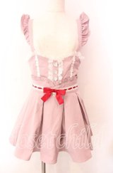 Ank Rouge / ハートビジューリボンジャンスカ  ピンク O-25-10-23-029-CA-OP-IG-OS