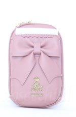 画像1: 【SALE】m petit by misako / NINA’S スマホショルダー バッグ  ピンクベージュ O-25-10-24-001-LO-ZA-YM-ZT286 (1)