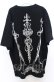 画像4: BACKSTAGE PASS / TRIPLE DAGGER(トリプルダガー)ビッグシルエット クルーネックTシャツ F ブラック O-25-10-24-034-PU-TS-YM-OS (4)