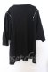 画像4: Amilige / DEVIL BEARプリントロングZIP Tシャツ  ブラック O-25-10-24-035-PU-TS-YM-OS (4)
