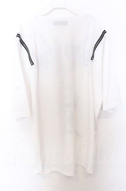 画像3: PSYCHO NATION / ショルダーZIPラビットBIG Tシャツ 44 ホワイト O-25-10-24-037-LO-TS-YM-OS