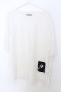 REFLEM / ビッグツギハギメッシュトップス F ホワイト O-25-10-24-039-PU-TO-YM-OS