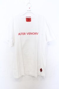 ALTER VENOMV / BAD or MAD Tシャツ  ホワイト O-25-10-24-041-LO-TS-YM-ZS