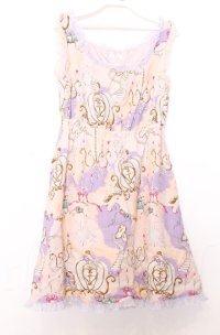 MILK / シンデレラストリートドレス  ピンク O-25-10-24-006-ML-OP-YM-ZT138