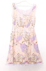 画像1: 【SALE】MILK / シンデレラストリートドレス  ピンク O-25-10-24-006-ML-OP-YM-ZT138 (1)