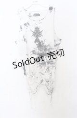 REFLEM / ダメージデザインタンクトップ F ホワイト O-25-10-24-052-PU-TO-YM-ZS