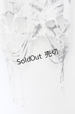 画像3: REFLEM / ダメージデザインタンクトップ F ホワイト O-25-10-24-052-PU-TO-YM-ZS