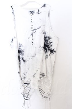 画像4: REFLEM / ダメージデザインタンクトップ F ホワイト O-25-10-24-052-PU-TO-YM-OS