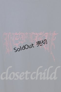 画像2: REFLEM / ラインストーンロゴカットソー F ブラック O-25-10-24-054-PU-TO-YM-OS