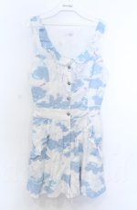 画像1: 【SALE】MILK / Milky skyコンビネゾン  スカイブルー O-25-10-24-007-ML-OP-YM-ZT23 (1)