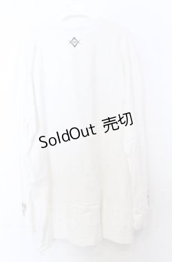 画像5: REFLEM / ハンドプリントカットソー F ホワイト O-25-10-24-055-PU-TO-YM-ZS