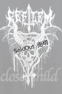 画像2: REFLEM / フェイクレイヤードチェックロンT F ブラックｘレッド O-25-10-24-056-PU-TO-YM-ZS