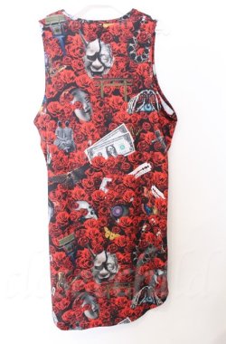 画像3: ALTER VENOMV / CHAOS ROSE タンクトップ F レッド O-25-10-24-057-LO-TO-YM-OS