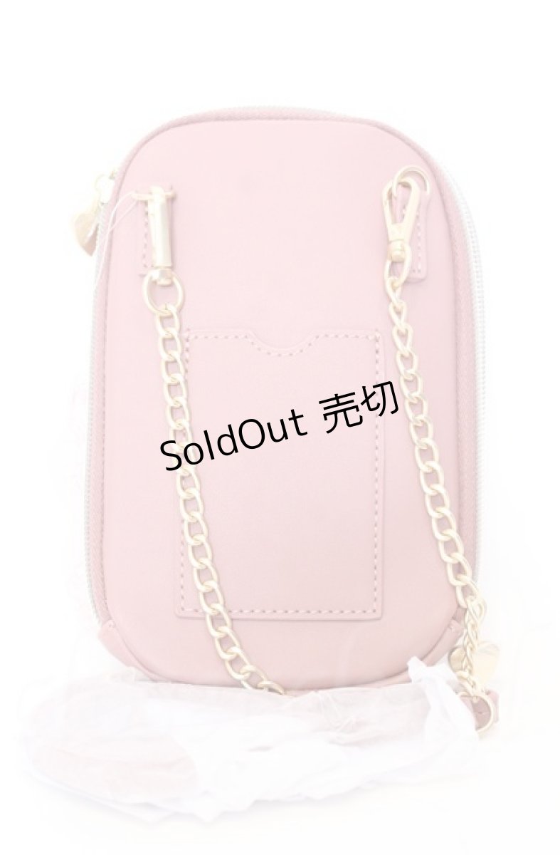 画像2: 【SALE】m petit by misako / NINA’S スマホショルダー バッグ  ピンクベージュ O-25-10-24-001-LO-ZA-YM-ZT286 (2)