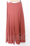 axes femme / リネンワイドパンツ  レンガ O-25-10-24-065-AX-PA-YM-OS