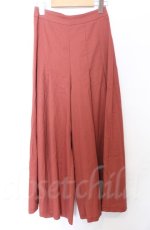 画像1: 【SALE】axes femme / リネンワイドパンツ  レンガ O-25-10-24-065-AX-PA-YM-ZT039 (1)