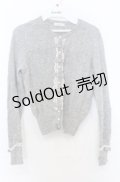 MILK / レース使いカーディガン  グレー O-25-10-24-009-ML-TO-YM-OS