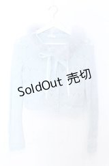 MILK / ファー襟付きニットカーディガン  アオ O-25-10-24-010-ML-TO-YM-ZT130