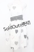 【SALE】MILK / DOLL HEART PRINCESS ドレス  シロ O-25-10-24-002-ML-OP-YM-ZT10