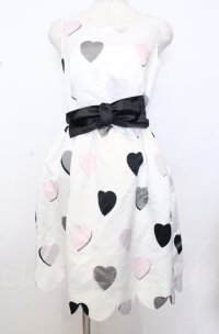 MILK / DOLL HEART PRINCESS ドレス  シロ O-25-10-24-002-ML-OP-YM-ZT10