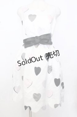 画像1: 【SALE】MILK / DOLL HEART PRINCESS ドレス  シロ O-25-10-24-002-ML-OP-YM-ZT10