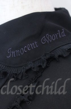 画像3: Innocent World / プリーツフリル刺繍ブラウス M クロ O-25-10-24-013-IW-BL-YM-OS